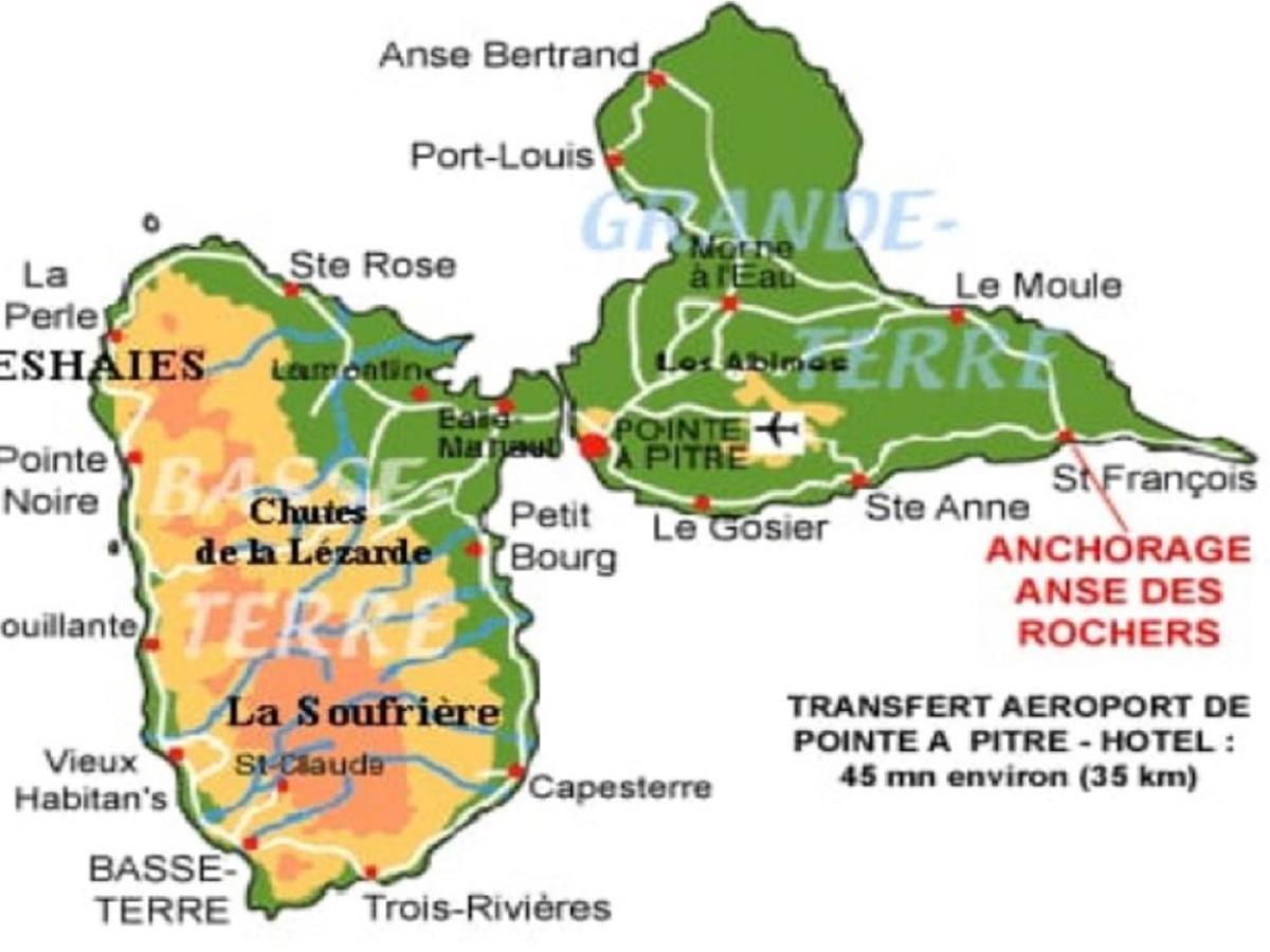 Villa Creole Domaine Prive De L'Anse Des Rochers Saint-Francois  Exteriör bild